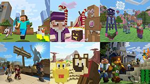 Front Cover for Minecraft: Xbox One Edition - Builder's Pack (Nintendo Switch) (download release)