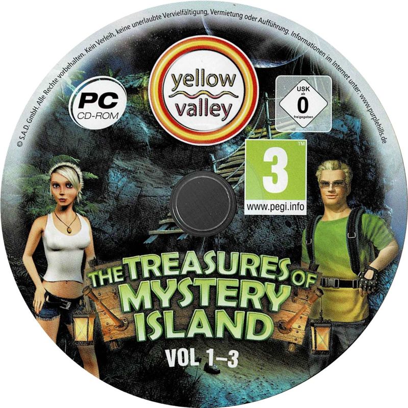 Media for The Treasures of Mystery Island: Vol 1–3 (Windows) (Yellow Valley release)