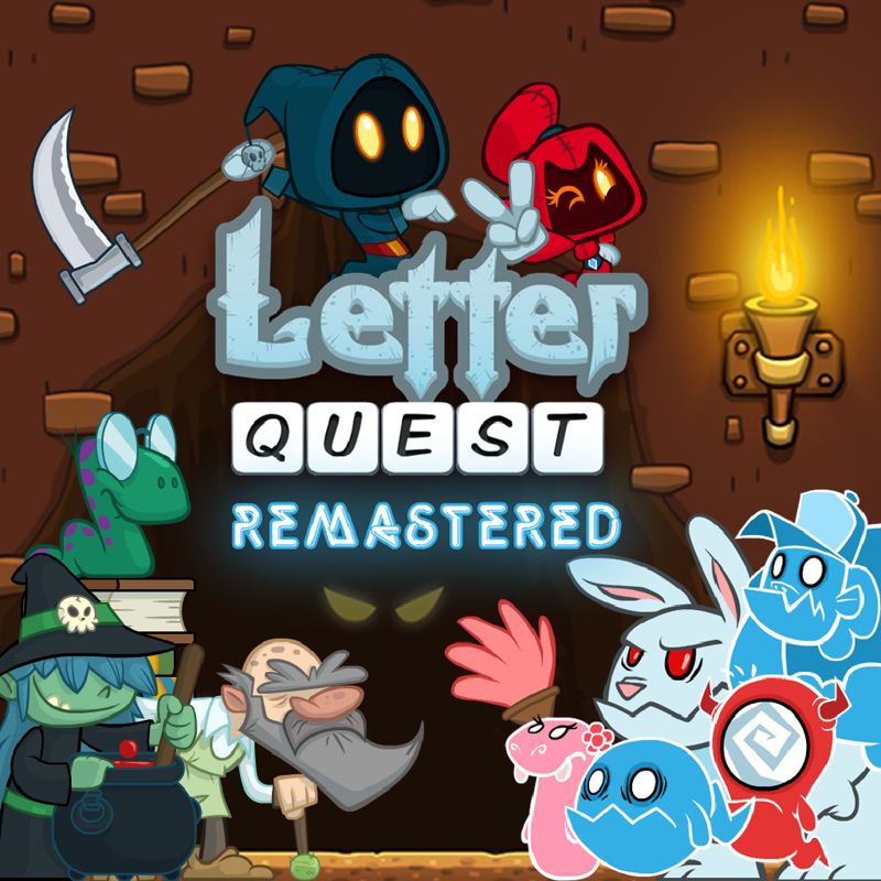 Front Cover for Letter Quest: Remastered (Nintendo Switch) (download release)
