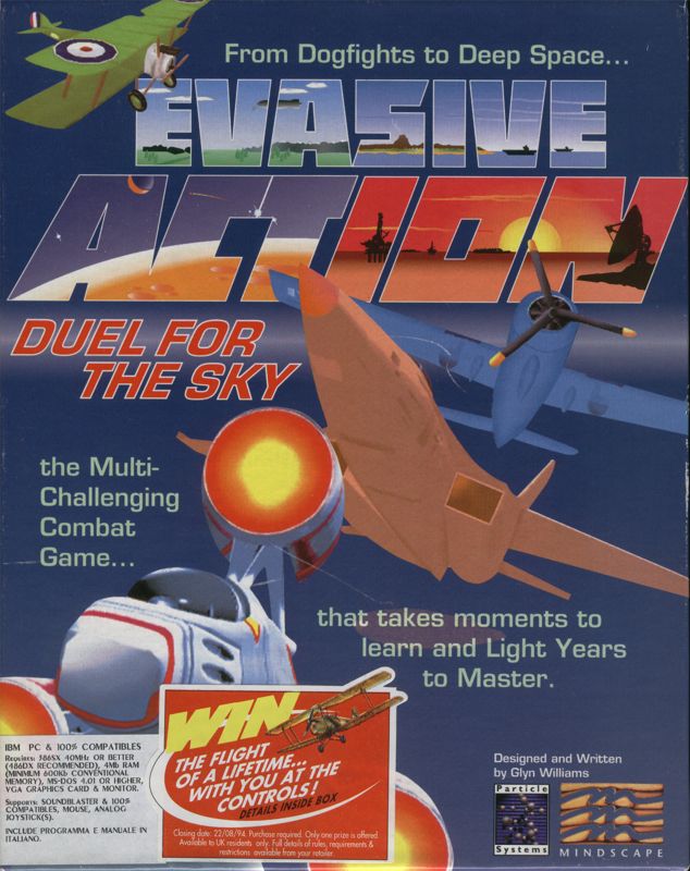 Front Cover for Evasive Action (DOS)