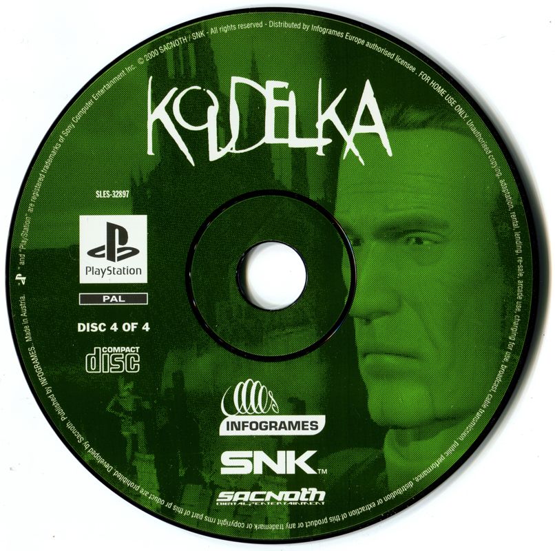 Media for Koudelka (PlayStation): Disc 4