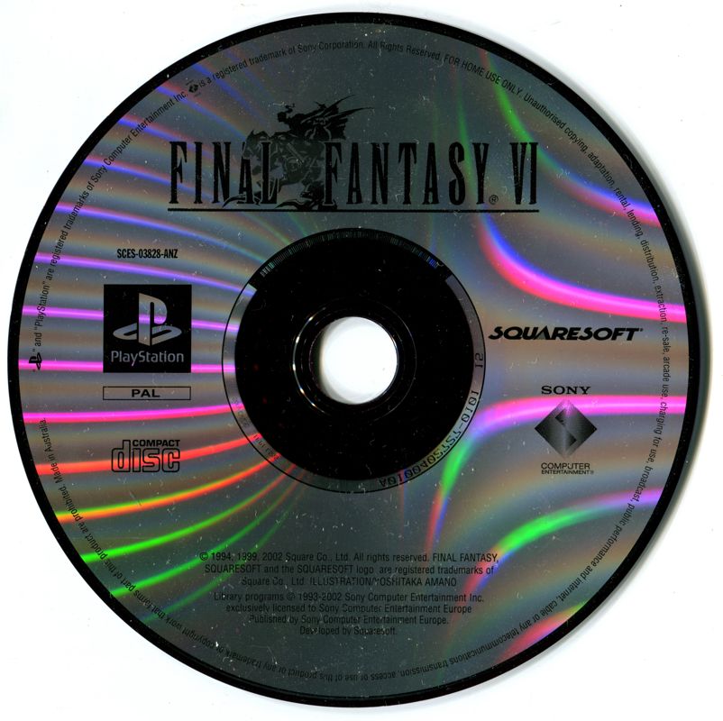Media for Final Fantasy III (PlayStation)