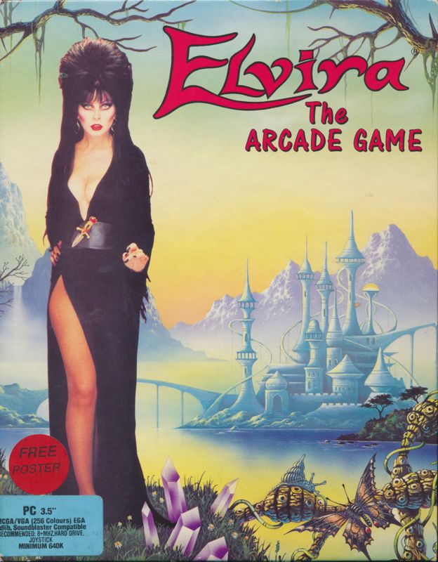 Front Cover for Elvira: The Arcade Game (DOS) (Alternate release)