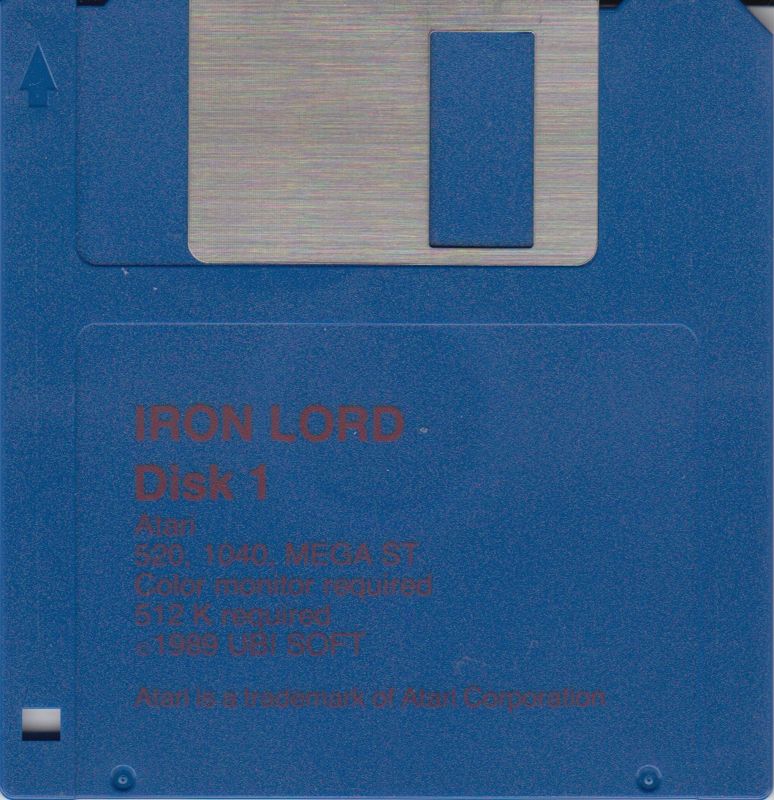 Media for Iron Lord (Atari ST): Disk 1