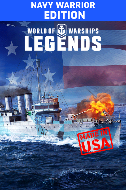 Front Cover for World of Warships: Legends - Navy Warrior Edition (Xbox One) (download release)