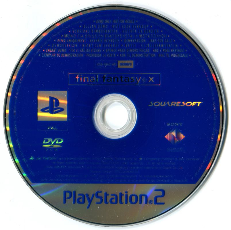 Media for Final Fantasy III (PlayStation): FFX Demo Disc