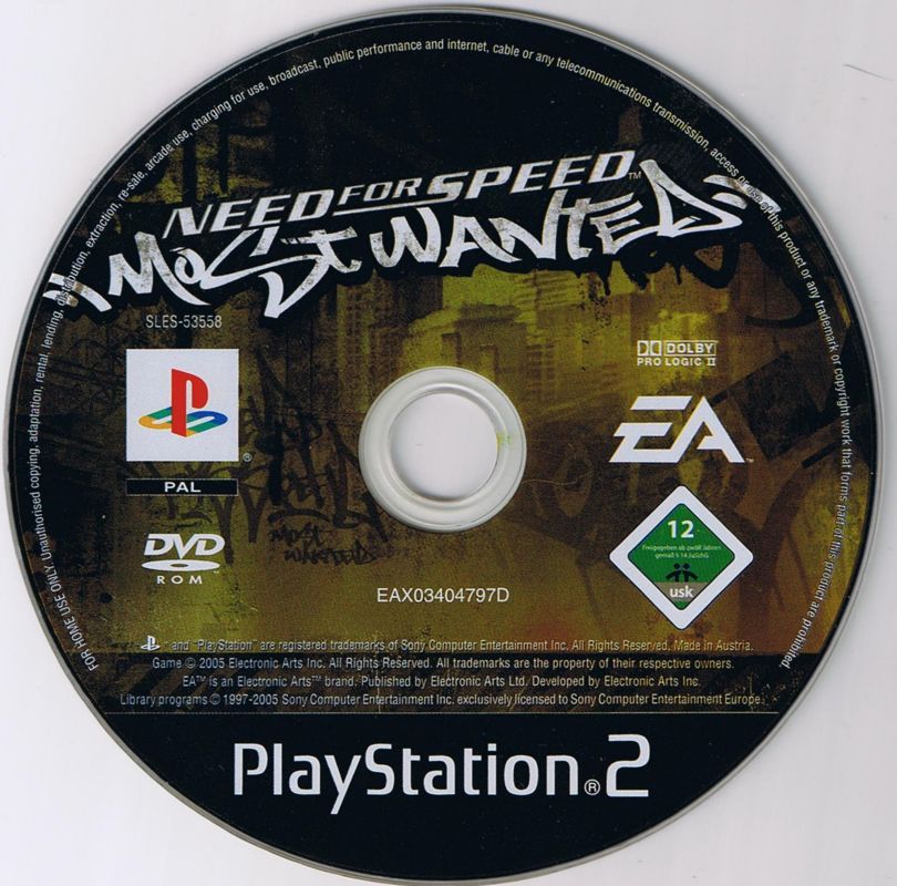 Media for Need for Speed: Most Wanted (PlayStation 2)
