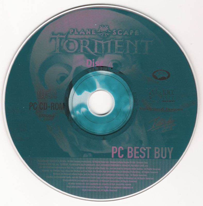 Media for Planescape: Torment (Windows) (PC Best Buy release): Disc 4