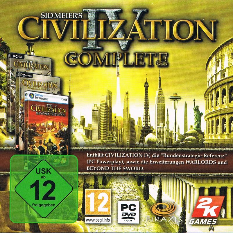 Other for Sid Meier's Civilization IV: Complete (Windows) (Software Pyramide release): Jewel Case - Front