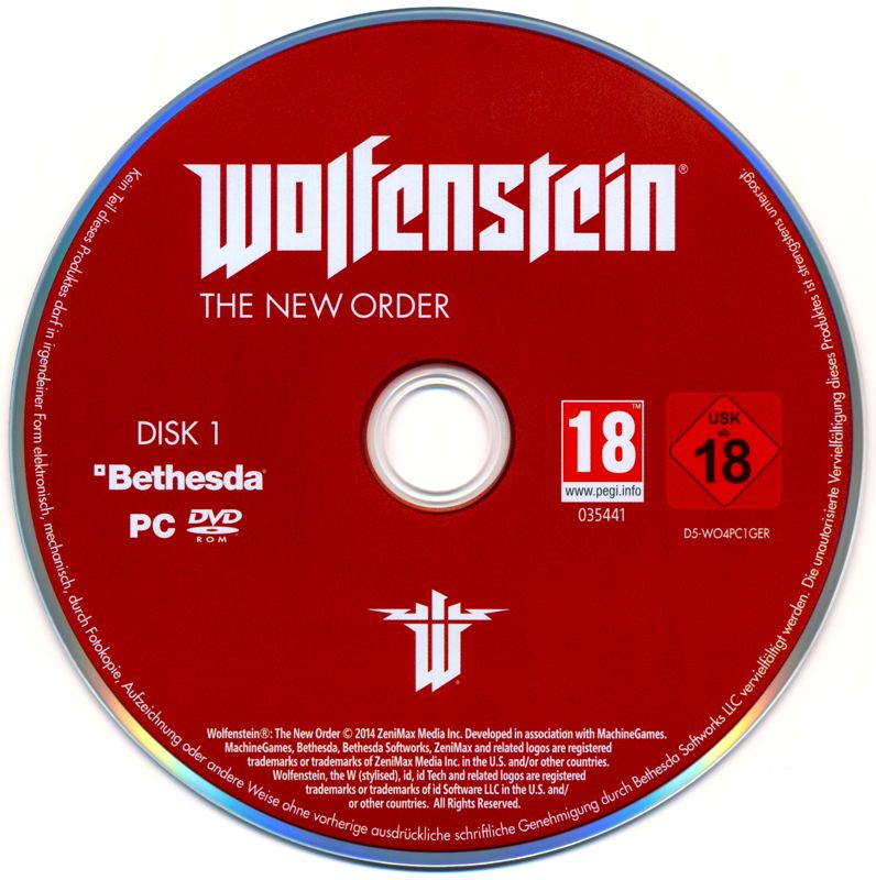 Media for Wolfenstein: The Two Pack (Windows) (original censored version): Disc 1