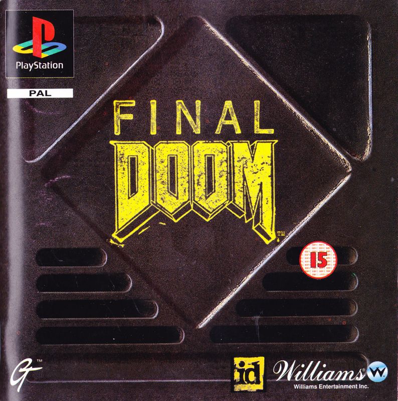 Manual for Final Doom (PlayStation): Front