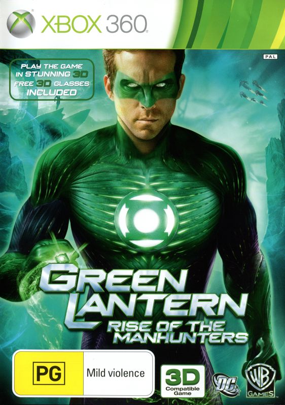 Front Cover for Green Lantern: Rise of the Manhunters (Xbox 360)
