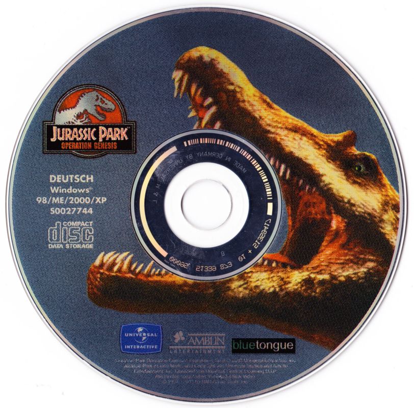 Media for Jurassic Park: Operation Genesis (Windows)