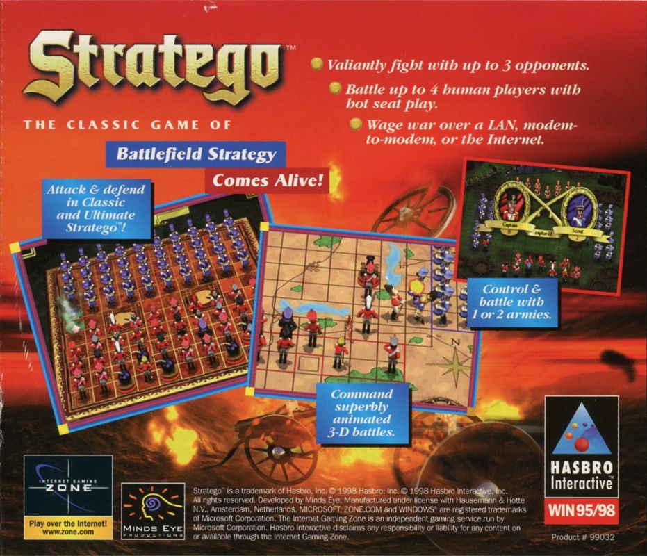 Other for Stratego (Windows): Jewel Case - Back