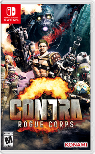 Front Cover for Contra: Rogue Corps (Nintendo Switch) (download release): 1st version