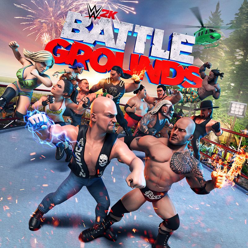 Front Cover for WWE 2K Battlegrounds (Nintendo Switch) (download release)