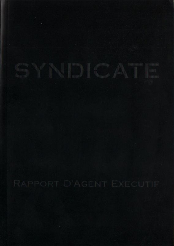 Manual for Syndicate Plus (Macintosh and Windows) (GOG.com release): Front (FR)