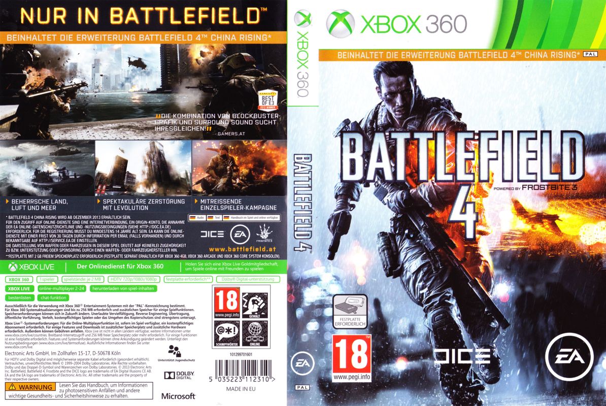 battlefield 4 cover xbox 360