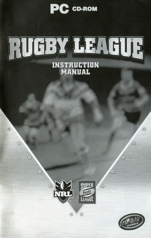 Manual for NRL Rugby League (Windows): Front