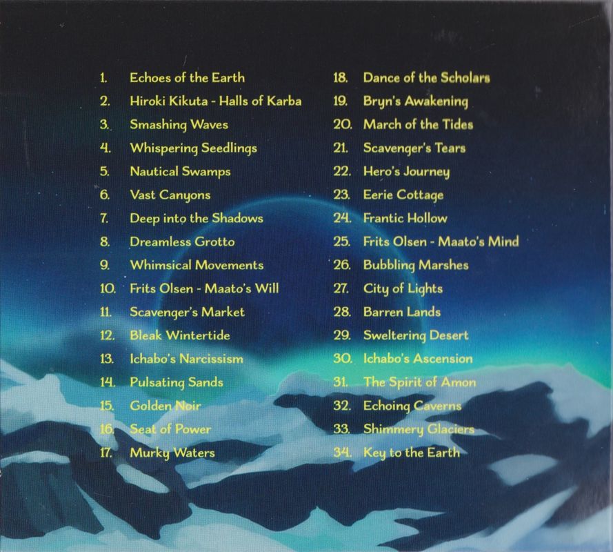 Soundtrack for Earthlock (Collector's Edition) (Nintendo Switch): Digipak - Inside - Left