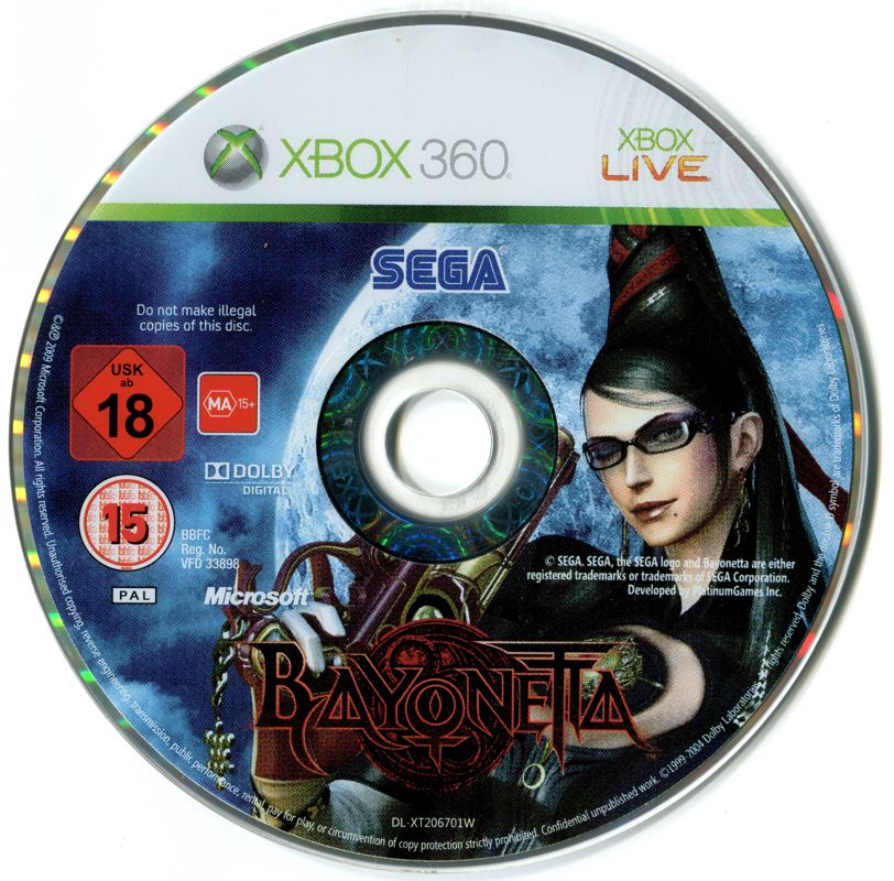 Media for Bayonetta (Xbox 360)