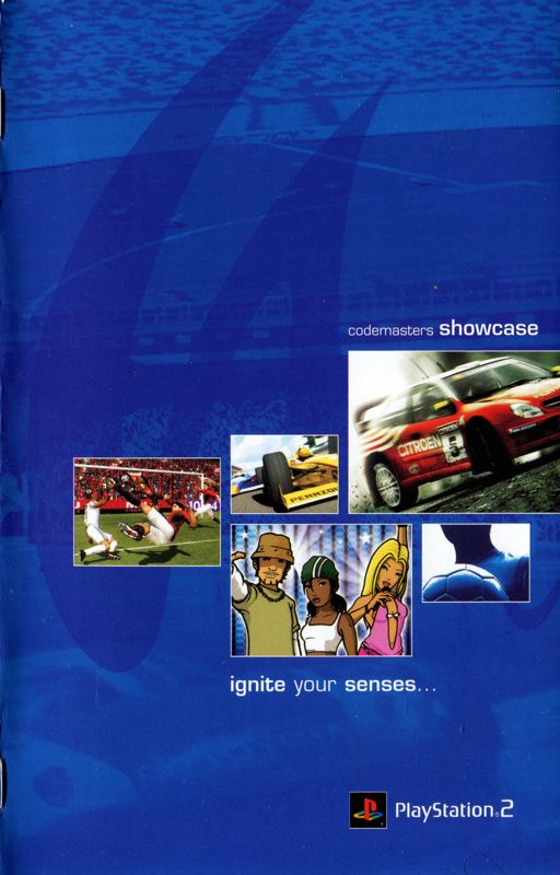 Advertisement for Colin McRae Rally 04 (PlayStation 2): Codemasters catalogue - front