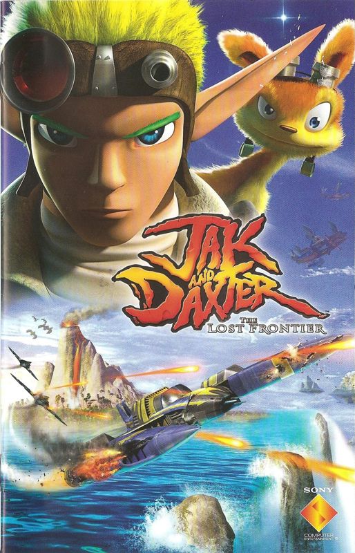 Manual for Jak and Daxter: The Lost Frontier (PlayStation 2): Front