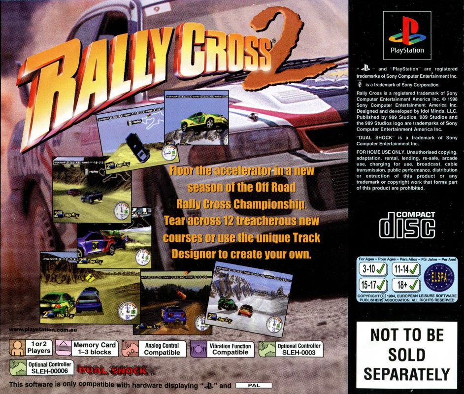 Rally Cross 2 cover or packaging material - MobyGames