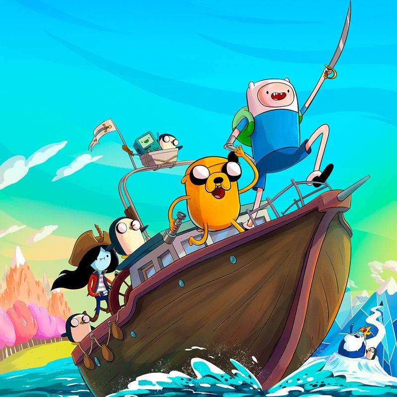 Front Cover for Adventure Time: Pirates of the Enchiridion (Nintendo Switch) (download release)