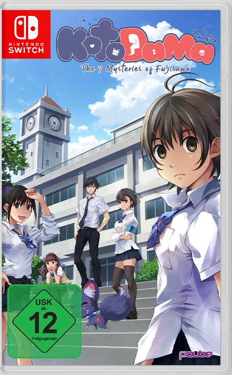 Front Cover for Kotodama: The 7 Mysteries of Fujisawa (Nintendo Switch) (download release)