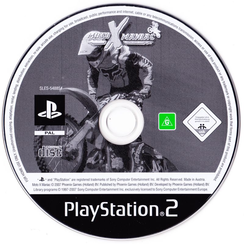 Media for Moto X Maniac (PlayStation 2)