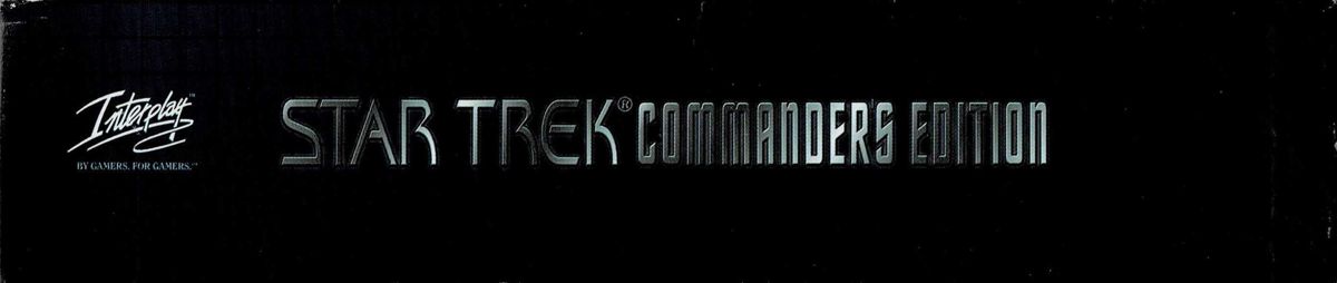 Spine/Sides for Star Trek: Commander's Edition (Windows): Top