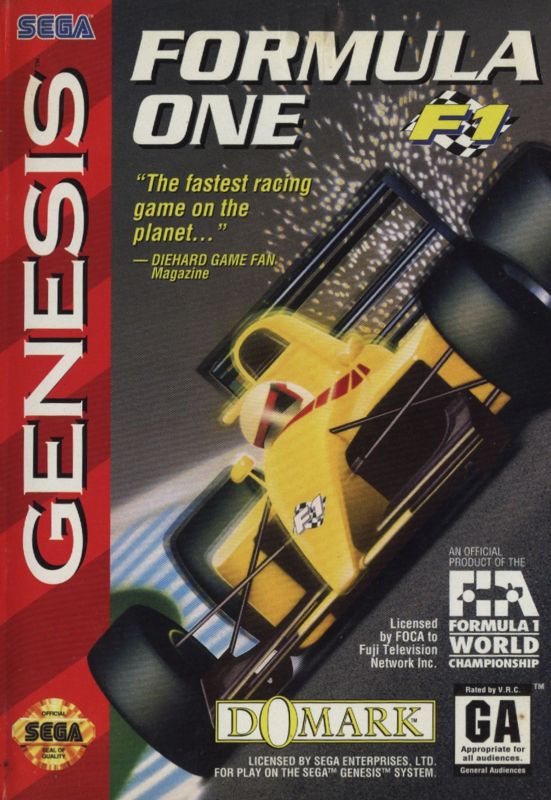Front Cover for Formula One (Genesis)