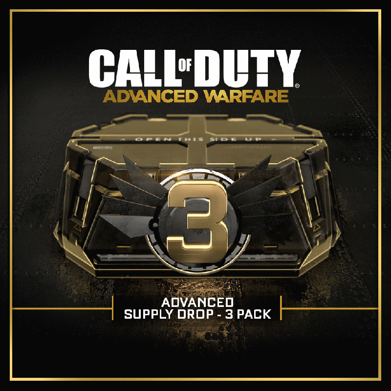 Front Cover for Call of Duty: Advanced Warfare - Advanced Supply Drop: 3 Pack (PlayStation 4) (download release)