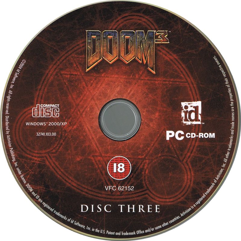 Media for Doom³ (Windows) (re-release): Disc 3