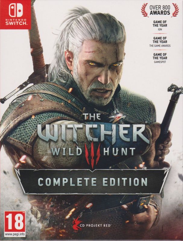 The Witcher Wild Hunt Complete Edition Cover Or Packaging Material