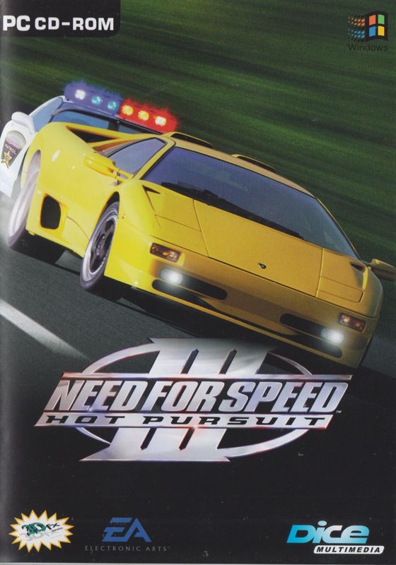 Front Cover for Need for Speed III: Hot Pursuit (Windows) (Dice Multimedia release (PDF Manual))