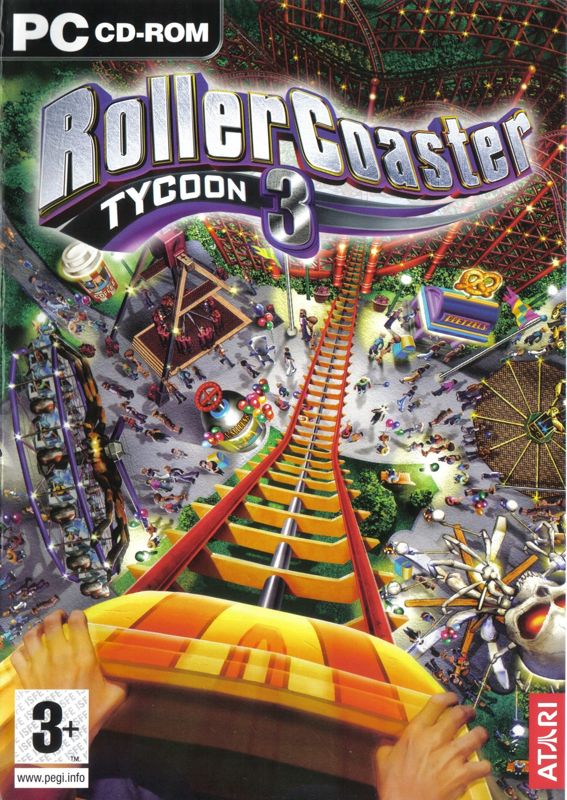 RollerCoaster Tycoon 3 Platinum cover or packaging material