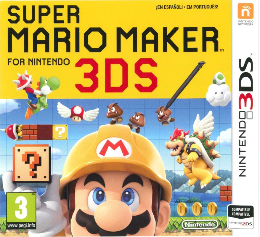 Front Cover for Super Mario Maker for Nintendo 3DS (Nintendo 3DS)