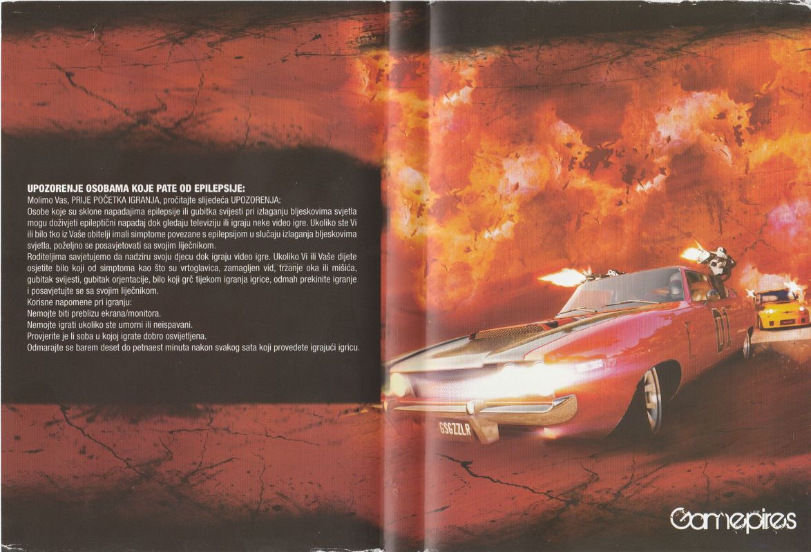 Inside Cover for Gas Guzzlers: Combat Carnage (Windows): Full