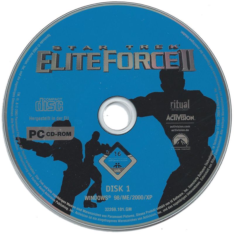 Media for Star Trek: Elite Force II (Windows): Disc 1