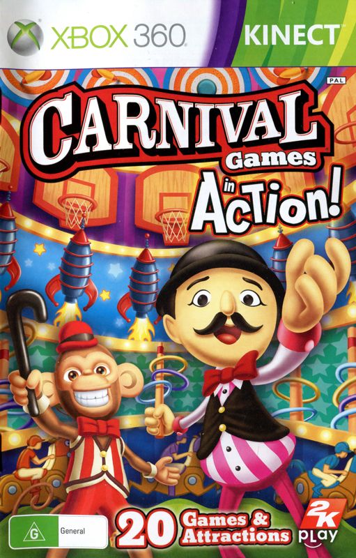 Manual for Carnival Games: Monkey See, Monkey Do (Xbox 360) (Bundled release): Front