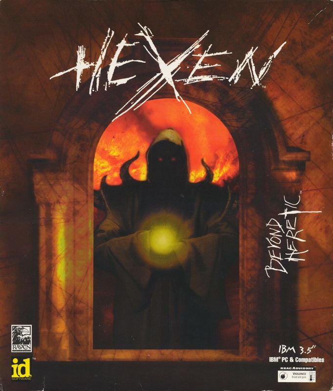 Front Cover for Hexen: Beyond Heretic (DOS) (3.5" Floppy)