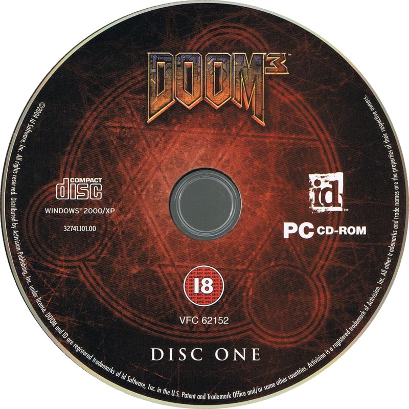 Media for Doom³ (Windows) (re-release): Disc 1