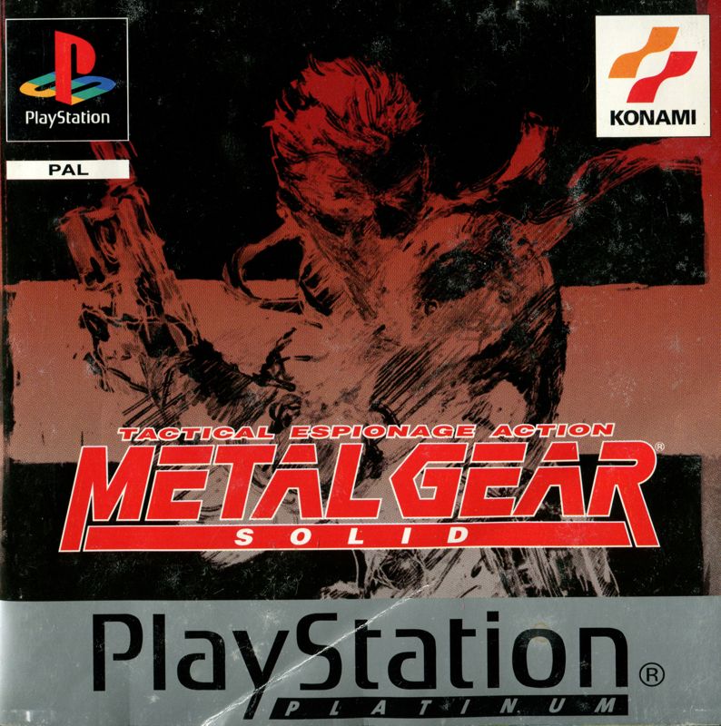 Manual for Metal Gear Solid (PlayStation) (Platinum release): Front