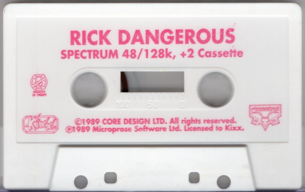 Media for Rick Dangerous (ZX Spectrum) (Budget re-release)