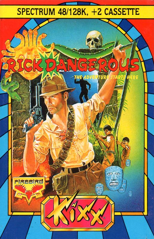 Front Cover for Rick Dangerous (ZX Spectrum) (Budget re-release)