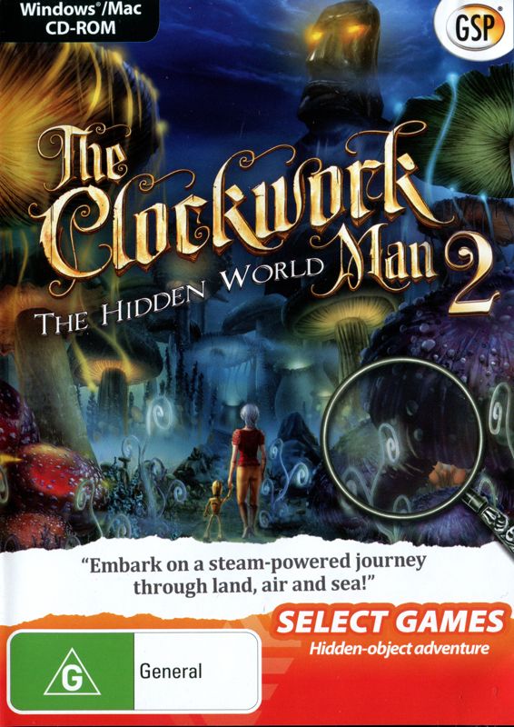 Front Cover for The Clockwork Man: The Hidden World (Windows) (Select Games release)