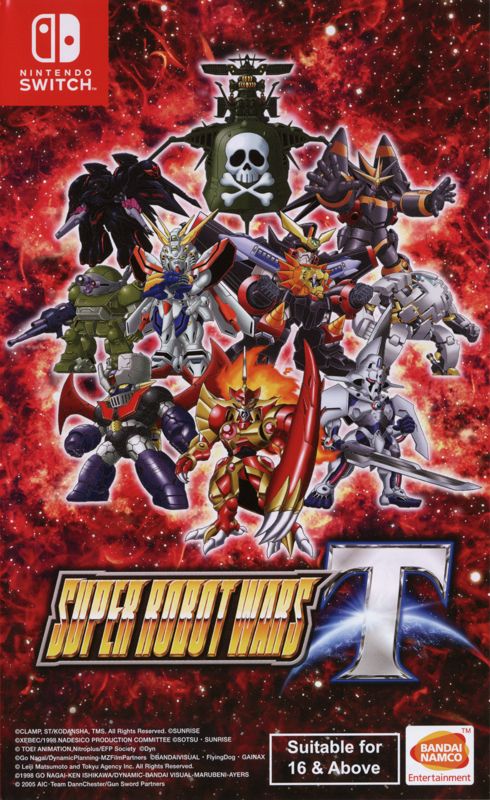 Front Cover for Super Robot Wars T (Nintendo Switch)