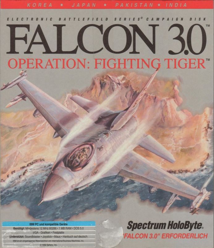 Front Cover for Falcon 3.0: Operation: Fighting Tiger (DOS)